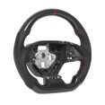 thumbnail image 2 of Flat Bottom Steering Wheel Steering Wheel For Camaro Steering Wheel Replacement Custom Carbon Fiber Steering Wheel Nappa Perforated Leather Fit For  Camaro 2016-2021, 2 of 8