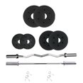 thumbnail image 1 of 77 LB Weight Plates Set with Two 4 FT Barbell, 1 of 11