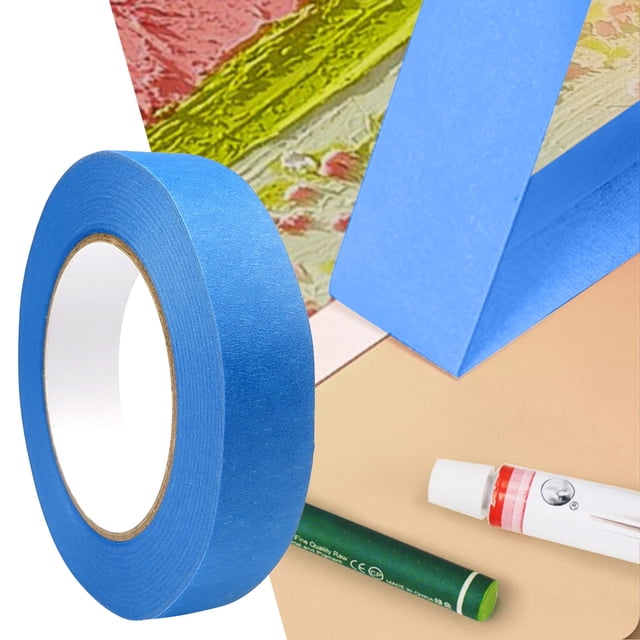 Nomeni Papier Beauté Multi-Scène Adapté pour Bleu Sans Colle Ruban Imperméable