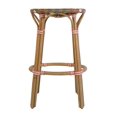 thumbnail image 4 of Butler Specialty Company Ballito 30 in. Seat Height Oval Rattan Bar Stool - Orange and Brown, 4 of 8