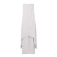 thumbnail image 5 of TIMIFIS Robe Blanche pour Femme en Coton et Lin Décontractée Ample Robe d'Été Longue Sans Manches Fendue Robes Maxi Été Grande Taille Robe de Plage Été, 5 of 5