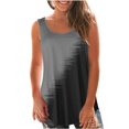 thumbnail image 1 of Yuyuzo Débardeurs pour Femmes Été Sans Manches T-Shirt Décontracté Col Rond Chic Color Block Blouse Fluide de Plage, 1 of 6