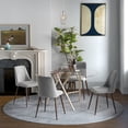 thumbnail image 2 of HOMCOM Dining Chairs Set of 4, Accent Chair with Velvet-touch Upholstery, 2 of 10