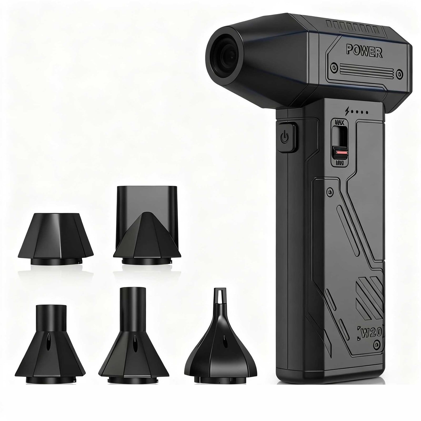 Portable Violent Fan High-power Hair Dryer Removal Snow Blowing Emergency Lighting Rescue Broken Window