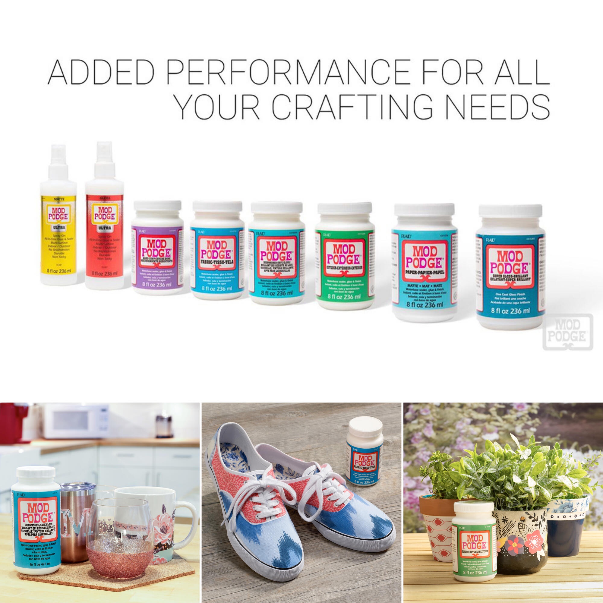 Mod Podge 8 oz Hard Coat Sealer, Glue, and Finish