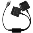 thumbnail image 1 of Adaptateur de Manette Deux en un Usb vers ps2/ps3, 1 of 4