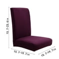 thumbnail image 3 of Meitianfacai Solid Color Brushed High Elastic Chair Cover Soft And Comfortable Chair Seat Cover -proof And Dirt- Chair Slipcover Suitable For Dining Chair, 3 of 3