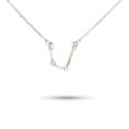 thumbnail image 3 of pitrice Ins Constellations Theme Friendship Necklace Rhinestone Comfortable Delicate with Display Card Pendant for Lover Festival Gifts Aquarius Silver, 3 of 5