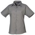 thumbnail image 1 of Premier Blouse en Popeline à Manches Courtes / Chemise de Travail Unie, 1 of 3