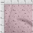 thumbnail image 2 of oneOone Viscose Chiffon Light Pink Fabric Line Drawing Leaf Sewing Craft Projects Fabric Prints By Yard 42 Inch Wide, 2 of 4