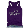 thumbnail image 1 of Débardeurs Graphiques Décontractés d'Été Sunshine and Coffee Tank pour Femmes Tee-shirts Graphiques Sans Manches, 1 of 2