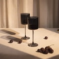 thumbnail image 4 of Thyme & Table 13.5oz Ribbed Wine Glass, Smoke, 2 Pack, 4 of 6