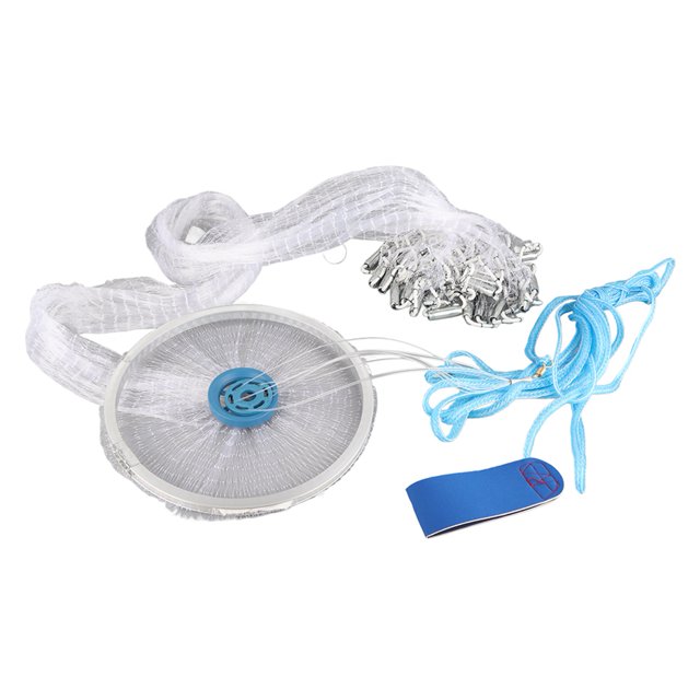 Filet de Capture de Poisson, Accessoire de Pêche Portable Durable à Lancer à la Main Maille de Poisson Esthétique Élégante