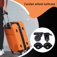 thumbnail image 3 of Xingzhi 2 Pcs Bagage de Voyage Valise Roue Universelle Roues de Chariot Flexibles Rotatif Entretien Réparation Accessoire Type 4, 3 of 6