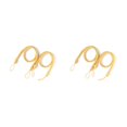 thumbnail image 1 of stanreset 1/2/3/5 2pcs Maison Hôtel Polyester Rideau Retenue Salon Drapé Tieback Draperies Support Décoratif Ondulé Corde Or 2PCS, 1 of 6