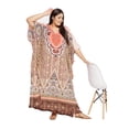 thumbnail image 3 of Caftans Longs pour Femmes Grande Taille Robe Caftan Robe de Soirée Fête Été Plage Robe d'Été Manches Kimono Longues Robes Décontractées en Ligne, 3 of 7