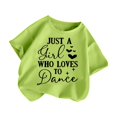 thumbnail image 3 of PMVFHDE Filles Hauts Tendance T-Shirts Tunique Graphique T-Shirt pour Filles Tee Shirt Hauts Manches Courtes Filles Hauts Tube Enfant Filles Mignon Graphique Col Rond Manches Courtes Tee Été T-Shirt Vert Clair,8-9 Ans, 3 of 5