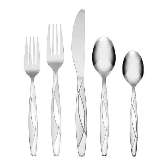 Cambridge Swoon Sand 18/0 Stainless Steel 20 Piece Flatware Set