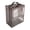 Black, variant on Mini ITX Computer Case with Handle, Panoramic Transparent Arcylic PC Case, Hollow 360 Degree Open Hollow Airflow, DIY Desktop Computer Chassis for Gaming Workstation