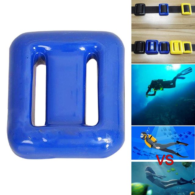 ziyahi Poids de Plongée Solides Contrepoids 0.5kg à 1.5kg Pièces Bleu 1000g