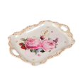 thumbnail image 4 of 1Pc Decorative Melamine Tea Cup Tray Elegant Snack Fruit Storage Holder for Home, 4 of 6