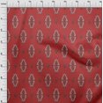 thumbnail image 4 of oneOone Polyester Spandex Red Fabric Block Dress Material Fabric Print Fabric By The Yard 56 Inch Wide, 4 of 5
