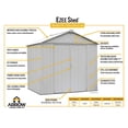 thumbnail image 2 of Arrow Classic Steel Storage Shed, 6x6, Charcoal, 2 of 7