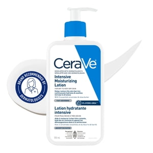 CeraVe Intensive Moisturizing Lotion, 5% Lotion hydro-urée avec céramides pour peau sèche démangeaison, 355mL