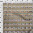thumbnail image 2 of oneOone Cotton Silk Fabric Stripe|Leaves & Floral Block Print Fabric BTY 42 Inch Wide, 2 of 4