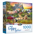 thumbnail image 2 of RoseArt - Favorite Places 1000-Piece - Seaside Hill - Adult Interlocking Puzzle, 2 of 6