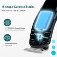 thumbnail image 4 of YOPTOP Professional Mens Hair Clippers Shaver Trimmers Machine Cordless Beard Electric, 4 of 6