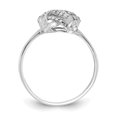 thumbnail image 2 of 10K Tiara Collection White Gold Polished Diamond Ring Size 7, 2 of 4