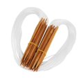 thumbnail image 2 of LHCER Knitting Needle, Circular Knitting Needle,Double Point Circular Bamboo Knitting Needle 0.2-1cm Sizes with Transparent Tube, 2 of 8