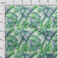 thumbnail image 3 of oneOone Cotton Poplin Twill Light Green Fabric Leaves Craft Projects Decor Fabric Printed By The Yard 56 Inch Wide, 3 of 5