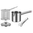 thumbnail image 3 of simhoa Deep Fryer Pot Multipurpose Portable Steamer Tray Cooking Supplies Fryer Pan D, 3 of 8