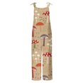 thumbnail image 5 of RKSTN Jumpsuits for Women Boho Floral Printed Summer Sleeveless Backless Fashion Loose Long Pants Rompers, 5 of 5