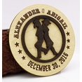 thumbnail image 1 of 30 Save The Date Wooden Magnet Custom Engraved Wood Magnet Rustic Wedding Announcements Idea, 1 of 3