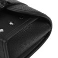 thumbnail image 3 of WEUVEB Motorcycle Bag PU Saddlebag Organizer Fork Roll Side Storage Accessory Black, 3 of 5