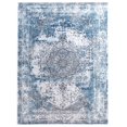 thumbnail image 1 of Rugking Area Rug 5x7 Blue Vintage Rug Vintage Rug Traditional Distressed Foldable Retro Kitchen Accent Rug Indoor Non Slip Carpet Bedroom Living Room Bathroom, 1 of 6