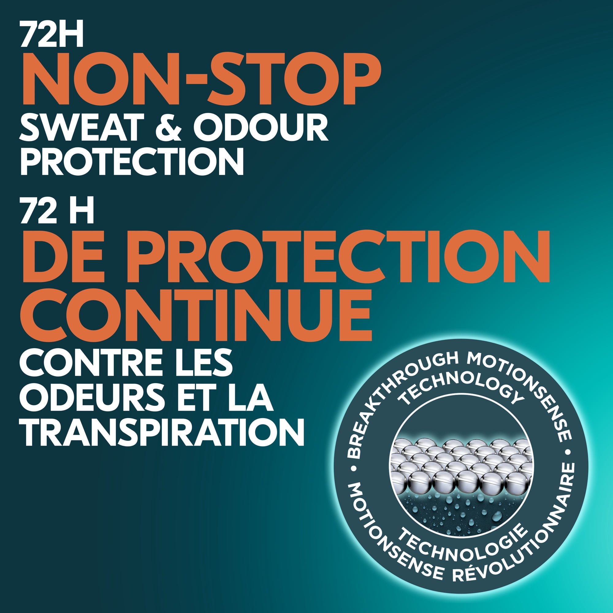 Degree Men Avancé Antisudorifique en Bâton Protection 72 H Aventure, 76 g