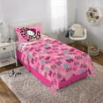 thumbnail image 1 of Ensemble de draps simple Hello Kitty "Wild Jungle", 1 of 2