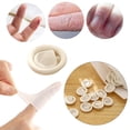 thumbnail image 2 of Finger 1 | Product Title 200pc Static Disposable Latex Finger Cots White Rubber Fingertips Protective Finger Gloves, 2 of 7