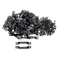 thumbnail image 1 of Unique Bargains 120 Pcs Cintres pour Photos à Dents de Scie avec 240 Pcs Vis, Cadres Photo Cintres pour Photos avec Vis (Noir), 1 of 6