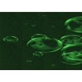 thumbnail image 1 of Ahgly Company Machine Washable Indoor Rectangle Transitional Green Area Rugs, 2' x 5', 1 of 7