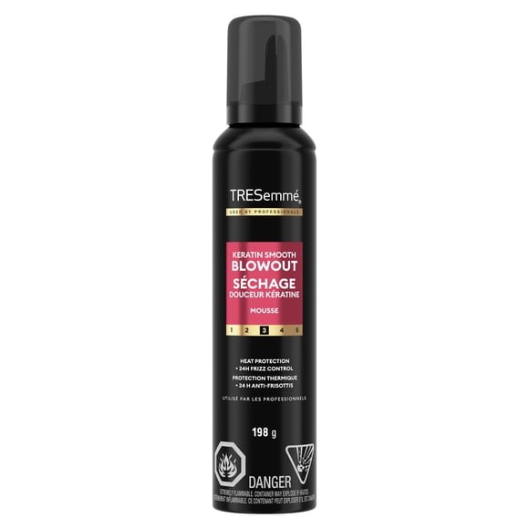 TRESemmé Mousse Keratin Smooth Blowout, 198 g