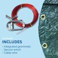 thumbnail image 4 of Swimline Hydrotools Ripstopper Winter Pool Cover for 12 Ft Above Ground Round Pools, 4 of 7