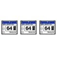 thumbnail image 1 of 3X 64MB Compact Flash Memory Card for Camera, Advertising Machine, Industrial Computer Card, 1 of 3