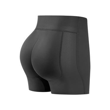 ZJXFGS Full Body Shaper Underwear Tummy Control Body Shaper Womens Butt Lifter Padded Panty Hip Enhancer Underwear Faja Body Shaper Black L
