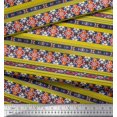 thumbnail image 3 of Soimoi Polyester Crepe Fabric Ikat Southwestern Decor Fabric Printed Yard 42 Inch Wide, 3 of 3