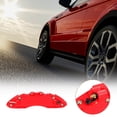 thumbnail image 1 of Car Brake Caliper Covers, Metal Decorative Wheel Covers, Aluminum Alloy, Electrostatic Coating, Secure Buckle Design, Heat Resistant, Enhances Car Appearance, 1 of 8